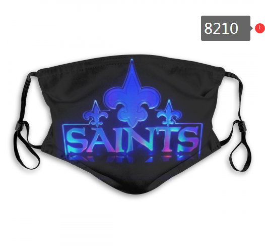 NFL 2020 New Orleans Saints #4 Dust mask with filter->nfl dust mask->Sports Accessory
